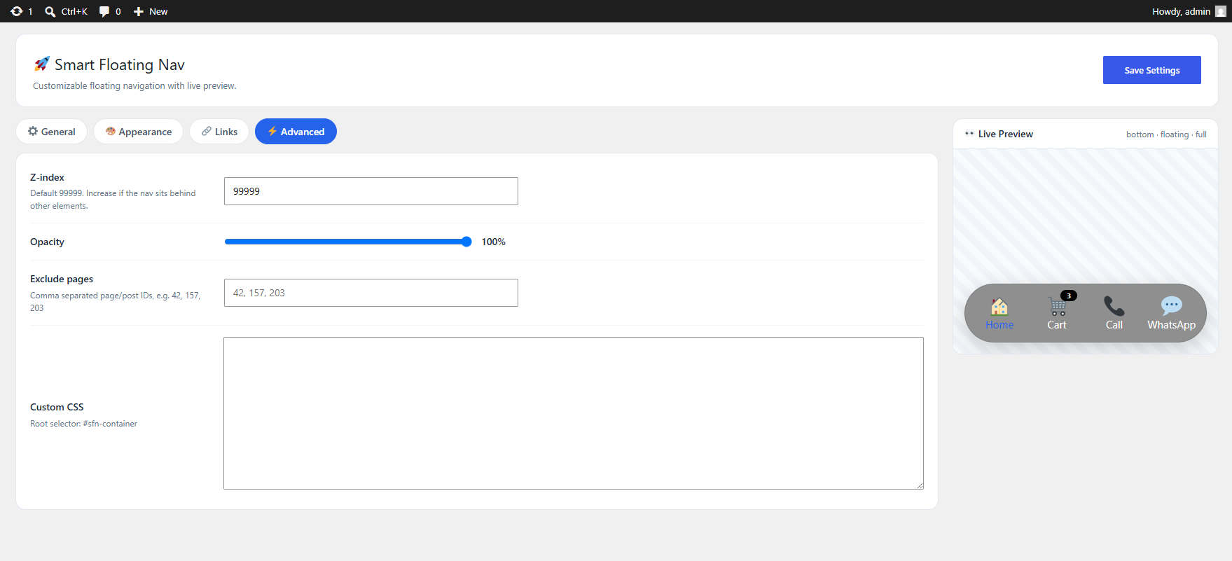 Front-end - Navigation Styles